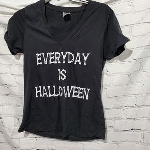 Spirit Halloween Everyday is Halloween Gray Tee
